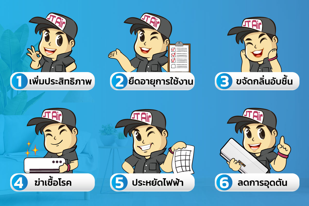 ประโยชน์ของการล้างแอร์